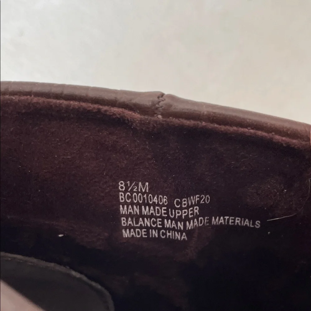 boc Dark Brown Croc-Embossed Ankle Booties - Picture 8 of 8